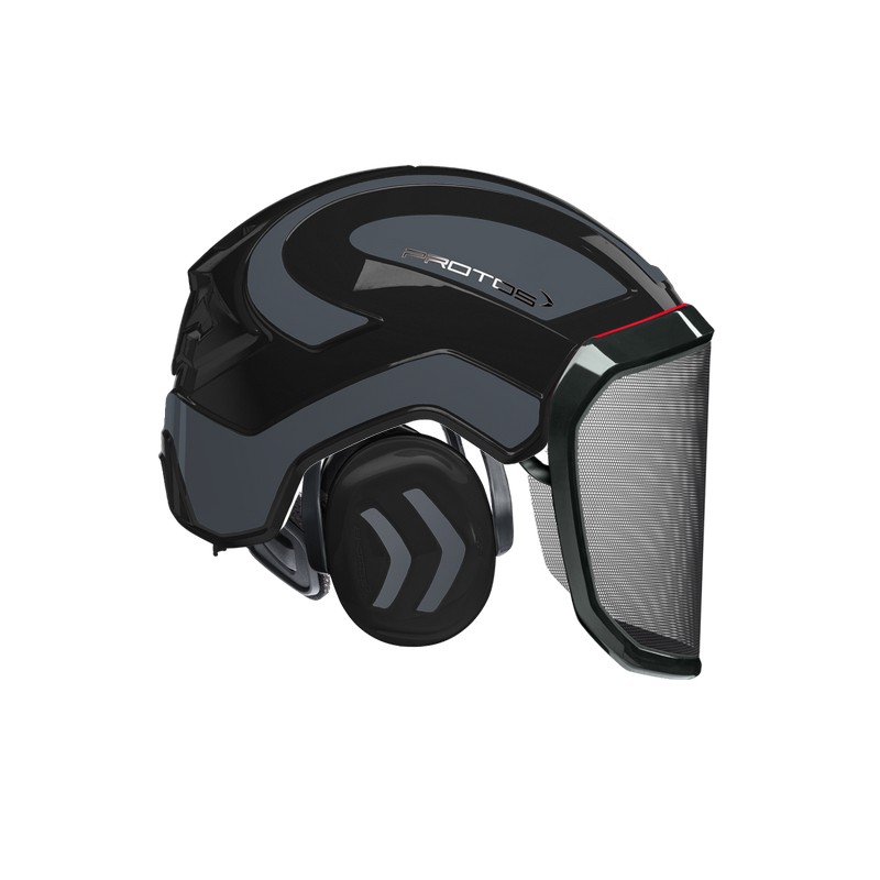 casque-protos-integral-forestier-visiere-f39-noir-et-gris