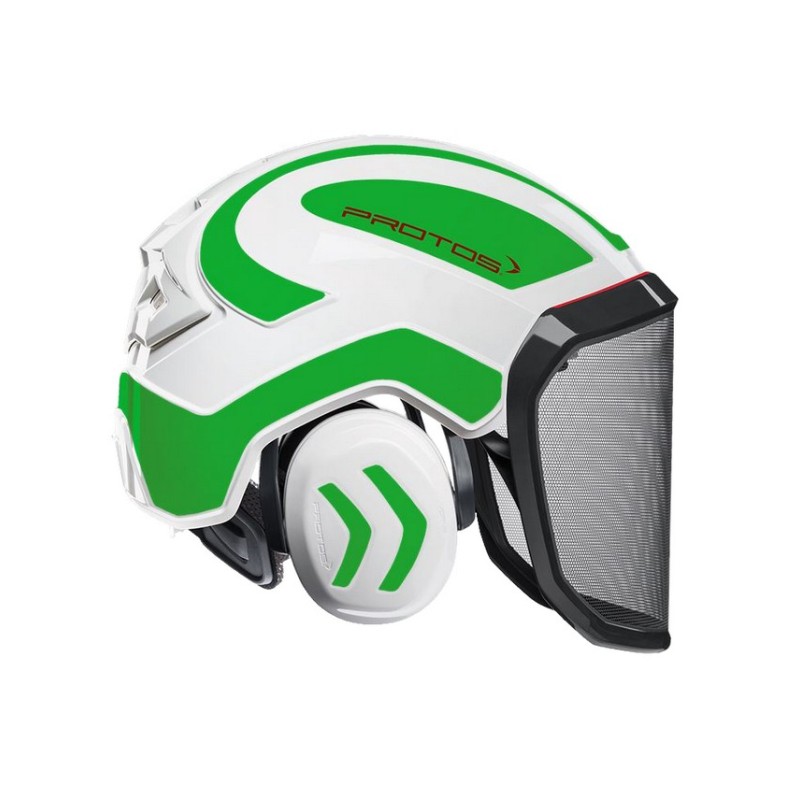 casque-protos-integral-forestier-visiere-f39-blanc-et-vert-fluo