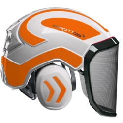 casque-protos-integral-forestier-visiere-f39-blanc-et-orange-reflechissant