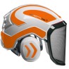 casque-protos-integral-forestier-visiere-f39-blanc-et-orange-reflechissant