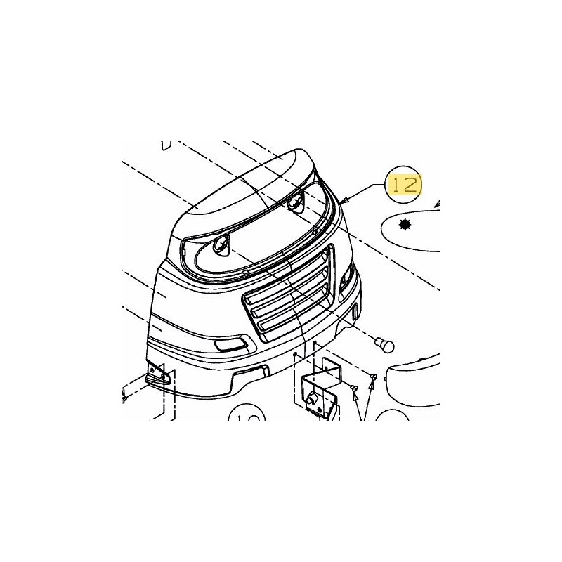 calandre-verte-tracteur-tondeuse-mastercut-mtd-783-05685agg-783-05685-gg