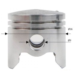 Kit cylindre piston tronçonneuse MITSUBISHI TL33, KC13011AA