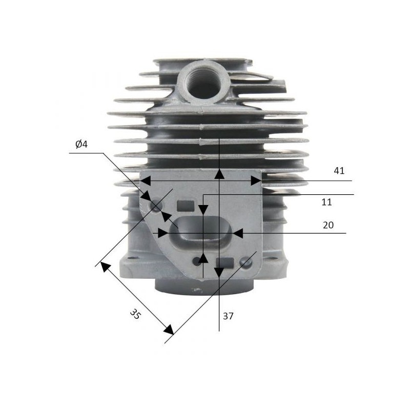 Kit cylindre piston tronçonneuse MITSUBISHI TL33, KC13011AA
