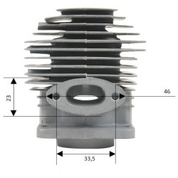 Kit cylindre piston tronçonneuse MITSUBISHI TL33, KC13011AA