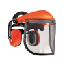 set-de-debroussaillage-visiere-grillagee-casque-antibruit-elagage-orange
