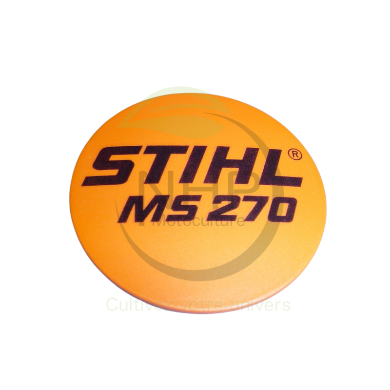 PLAQUE MATRICULE MS270 STIHL 11339671500 - 1133-967-1500 - PIECE D'ORIGINE