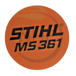 PLAQUE MATRICULE MS361 STIHL 11359671500 - 1135-967-1500 - PIECE D'ORIGINE