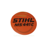 PLAQUE MATRICULE MS441CM STIHL 11389671501 - 1138-967-1501 - PIECE D'ORIGINE
