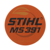 PLAQUE MATRICULE MS391 STIHL 11409671502 - 1140-967-1502 - PIECE D'ORIGINE
