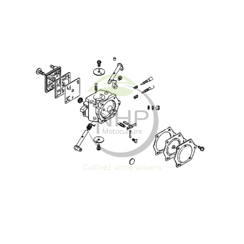 Carburateur ECHO, SHINDAIWA référence 12300037531 - PIECE D'ORIGINE