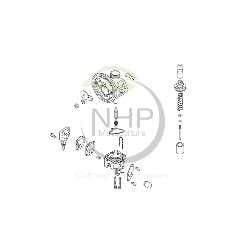 Carburateur ECHO, SHINDAIWA référence 12420006410 - PIECE D'ORIGINE