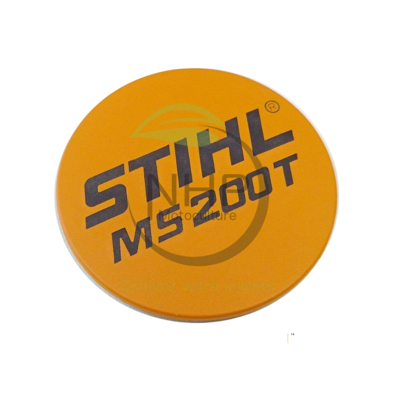 PLAQUE MATRICULE MS STIHL 11299671503 - 1129-967-1503 - PIECE D'ORIGINE