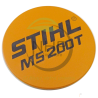 PLAQUE MATRICULE MS STIHL 11299671503 - 1129-967-1503 - PIECE D'ORIGINE
