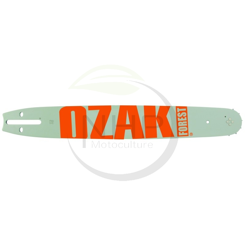 Guide chaîne tronçonneuse ZENOAH G410AVS, G415AVS, G455AVS, G500AVS, 40cm, pas 325, jauge 1.50 mm, .058, 66 maillons, 66 entraîn