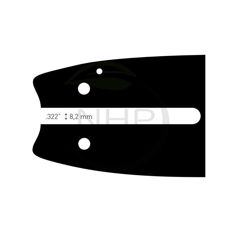 Guide chaîne tronçonneuse STIHL MSE140, MSE141, MSE160, MSE170, 30cm, pas 3/8LP, jauge 1.1 mm, .043, 44 maillons, 44 entraîneurs