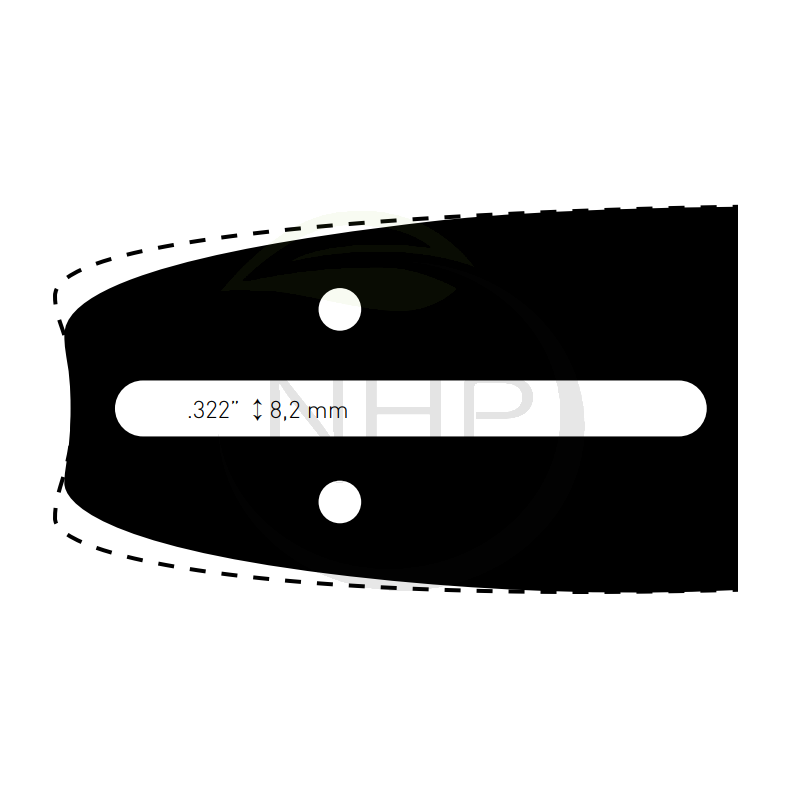 Guide chaîne tronçonneuse OREGON 160SDEA041 40cm, 16", pas 3/8LP, jauge .050, 1.3mm, 56 maillons, 56 entraineurs