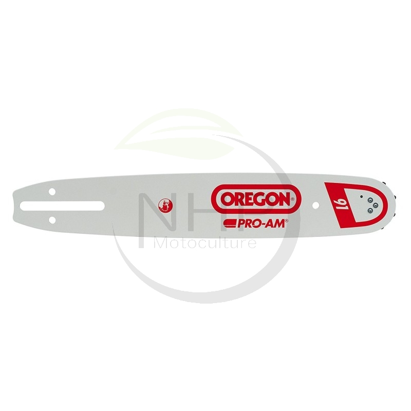 Guide chaîne tronçonneuse OREGON 160SXEA041 40cm, 16", pas 3/8LP, jauge .050, 1.3mm, 56 maillons, 56 entraineurs