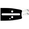 Guide chaine tronçonneuse REDMEX G450AVS, G455AVS, G500, G561AVS, 38cm, 15", pas .325, jauge 1.3 mm, .050 , 64 maillons, 64 entr