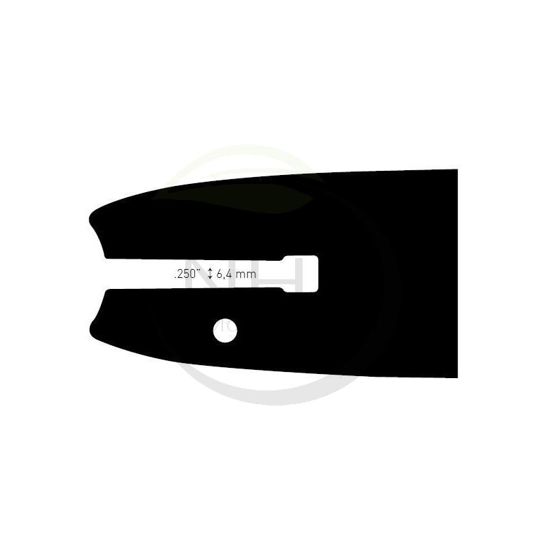 Guide chaîne tronçonneuse HOMELITE SABRE 31, SABRE 33, 30cm, pas 3/8LP, jauge 1.30 mm, .050, 48 maillons, 48 entraîneurs