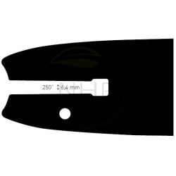 Guide chaîne tronçonneuse HOMELITE 180SERIES, 190, 192, 200, 205, 35cm, pas 3/8LP, jauge 1.30 mm, .050, 52 maillons, 52 entraîne