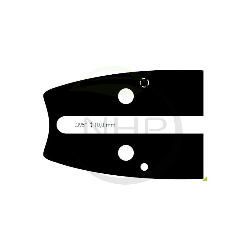 Guide chaine tronçonneuse McCULLOCH (ITALY) PROMAC54, PROMAC61, PROMAC72, 40cm, pas 3/8, jauge 1,5 mm, .058, 60 maillons, 60 ent