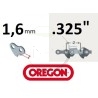 Chaîne tronçonneuse prédécoupée OREGON 25AP048E, 25A048E, pas 1/4", jauge .050, 1.3 mm, 48 maillons, 48 entraineurs