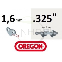 Chaîne tronçonneuse OREGON PowerCut 59L060E, pas 404", jauge 063" -1.6 mm, 60 maillons entraineurs