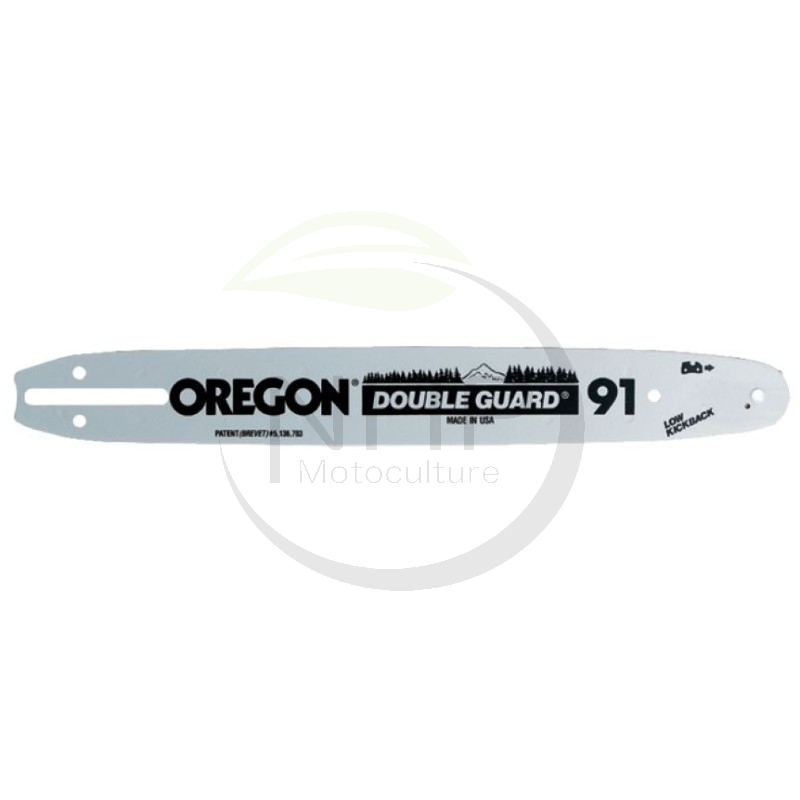 Guide chaine tronçonneuse PARTNER P420, P520, P718T, P722T, OREGON 180SDEA095, 45cm, pas 3/8LP, .050, 1,3mm, 60 maillons, 60 ent