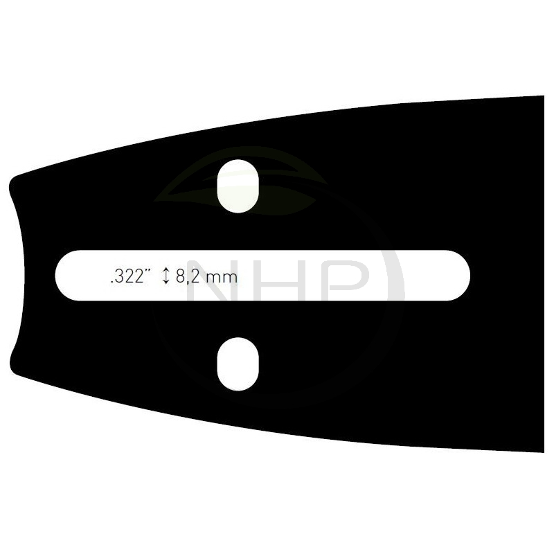 Guide chaîne tronçonneuse, 38cm, 15", pas 325", jauge .058, 1,5mm, 64 maillons, 64 entraineurs