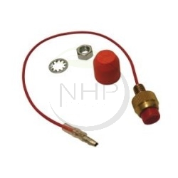 Bouton d'arrêt, contacteur poussoir de masse à visser pour mise à l'arrêt du Moteur