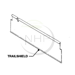 Bavette caoutchouc tondeuse SNAPPER, BRIGGS et STRATTON 7024526YP, 2-4526, 24526, 7024526