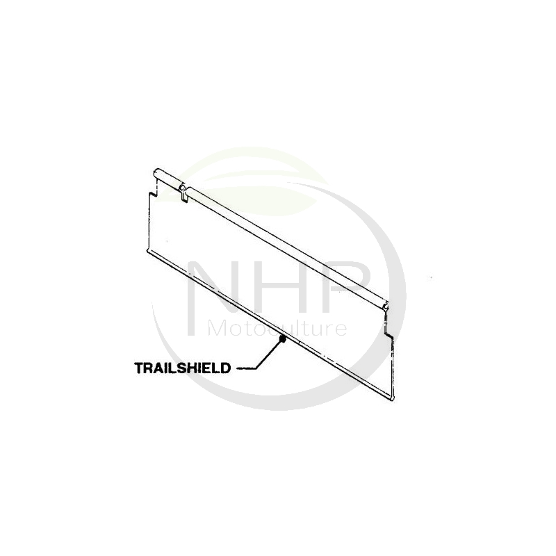 Bavette caoutchouc tondeuse SNAPPER, BRIGGS et STRATTON 7024526YP, 2-4526, 24526, 7024526