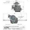 Boitier de transmission tondeuse ALKO, AL-KO 470142, 470142-B, 470142B, GT84440-C