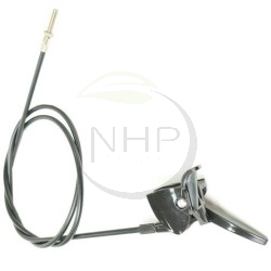 Câble d'embrayage avec manette motoculteur, motobineuse PUBERT 0308040025, 13827, MB 25H, MB 31H, MB 33R, HONDA GX25, GX31