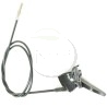 Câble d'embrayage avec manette motoculteur, motobineuse PUBERT 0308040025, 13827, MB 25H, MB 31H, MB 33R, HONDA GX25, GX31