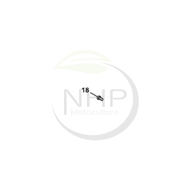 Vis cylindrique tronçonneuse STIHL 9022 319 0340, 9022-319-0340, 90223190340