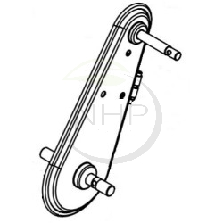 Transmission complète motobineuse Mécabêche  PUBERT 6001010001, 18501500