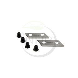 KIT DE DEUX LAMES BROYEUR VEGETAUX RYOBI RSH2400R - 5132000144 - 5132002646 - ACC030 - RAC351