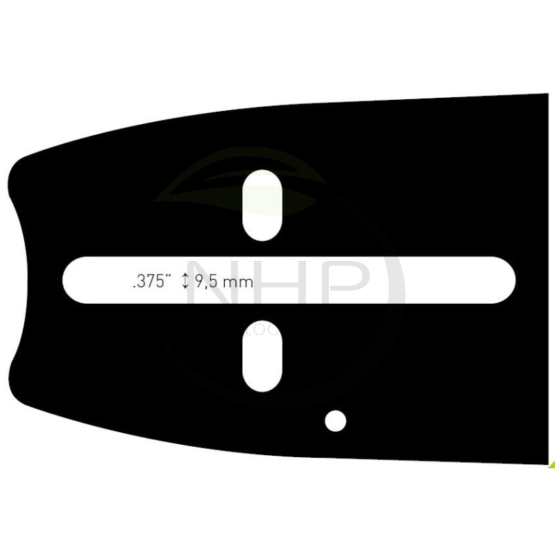 Guide chaîne tronçonneuse AL-KO 3400,45 cm, 18", pas 3/8, jauge .050, 1.3mm, 66 maillons, 66 entraineurs