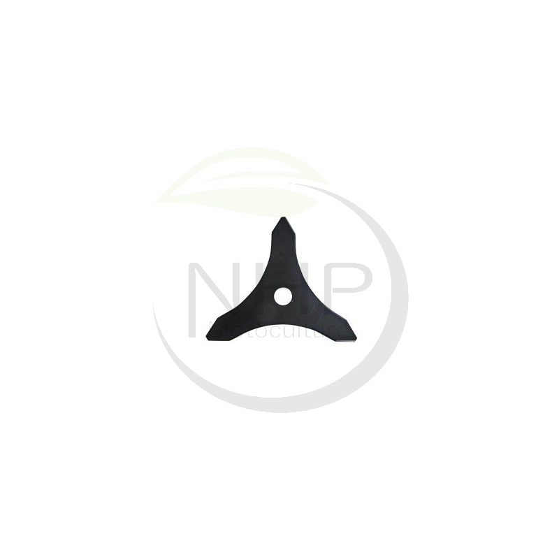 Lame 3 dents pour débroussailleuse 25.4mm x 255 mm