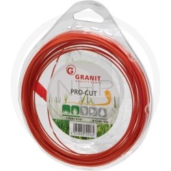 Fil nylon débroussailleuse étoilé 2,4mm, coque 15m