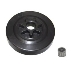 Pignon de chaîne tronçonneuse, 3/8, étoiles 7 dents DOLMAR 109, 110, 111, 115, PS43, PS 52, PS540, 020223210