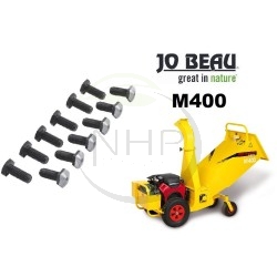 KIT BOULON DE COUTEAUX BROYEUR DE VEGETAUX JO BEAU M400 - M40014