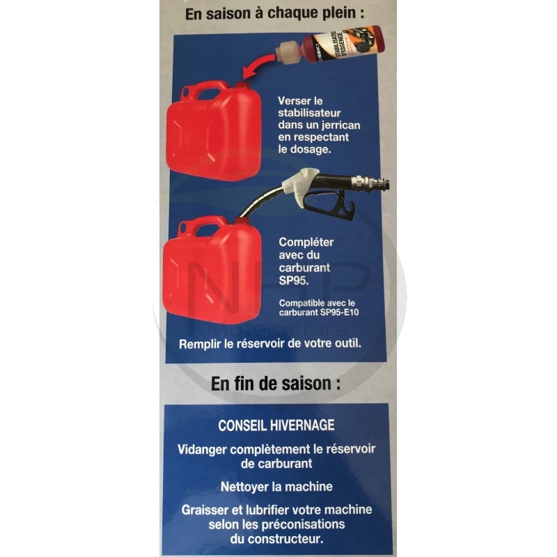 Kit entretien pour tous moteurs 4 temps, compatible toutes marques