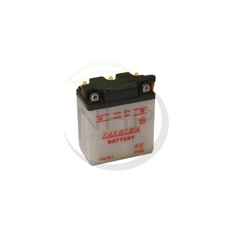 Batterie moto HONDA, YAMAHA 6N63B1, 6N6-3B-1, + à droite, 6V, 6AH