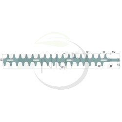 Lame taille haie SHINDAIWA AH230 ET DH220, 18500-50100, 1850050100, X41000960