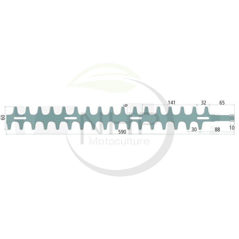 Lame taille haie SHINDAIWA AH230 ET DH220, 18500-50100, 1850050100, X41000960