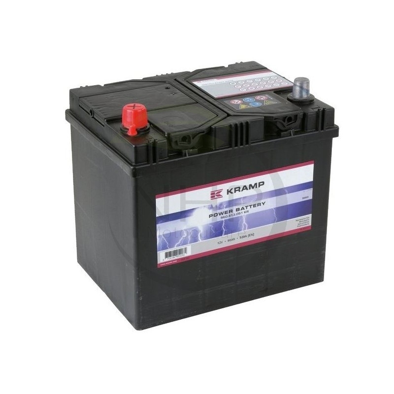 Batterie 12Volt, 60Ah SANS ENTRETIEN, 232x173x225