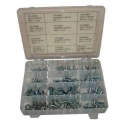 Coffret complet de vis et écrous pour diques et débrousailleuses de 120 pièces