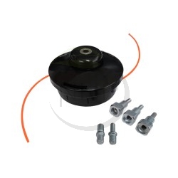 Tête de débroussailleuse tap and go 2 fils avec adaptateurs